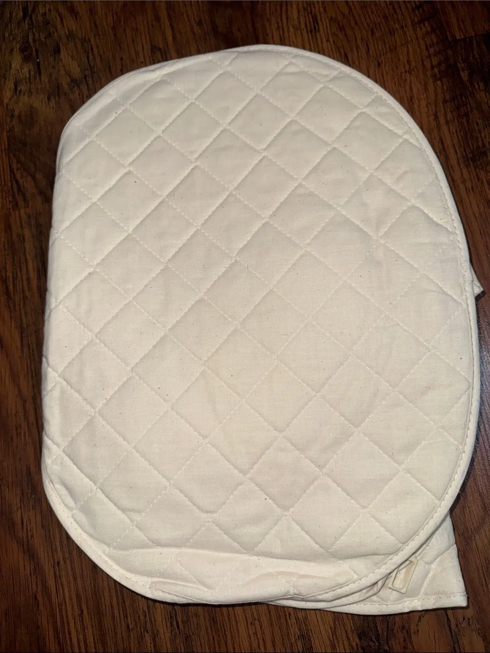 Canvas Quilted Accessory Cases - Cream (6 Piece Set) C1.B.1R